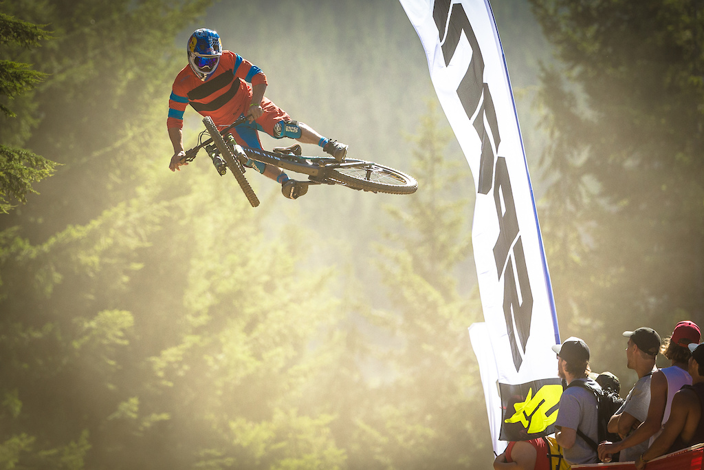 Darren Berrecloth during the Whip-Off Championship at Crankwork Whistler 2016. Photo by Clint Trahan