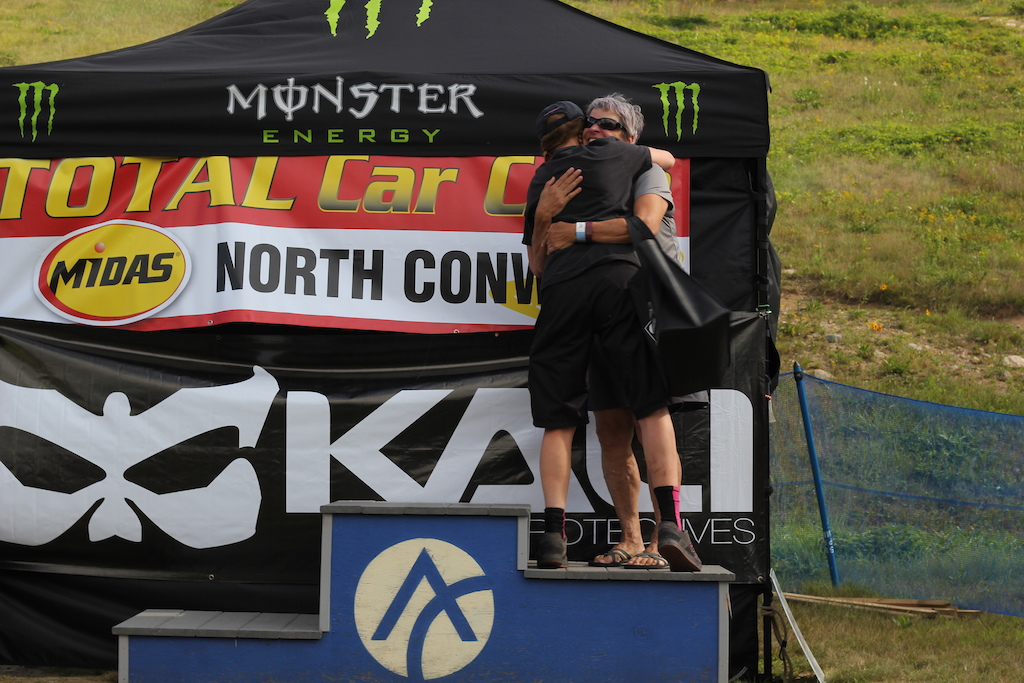The ladies Showing some love at the Double Down Race #2