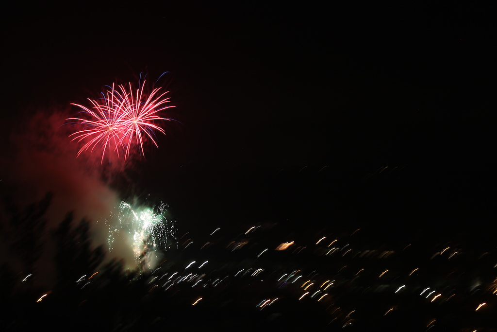 fireworks on 4th of July 2016