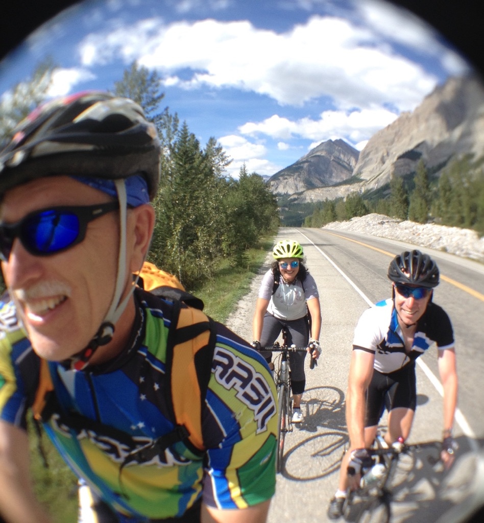4-day ride Jasper to Banff on hi-way 93