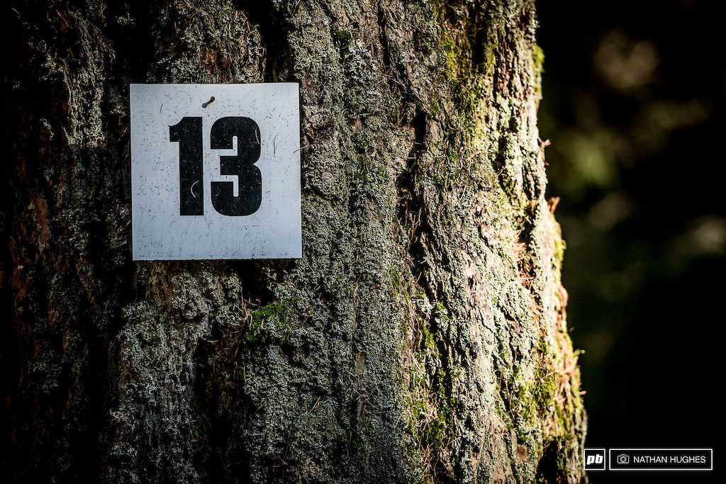 Adam Brayton came 7th with the number 13 plate at Vallnord, nothing unlucky about it...