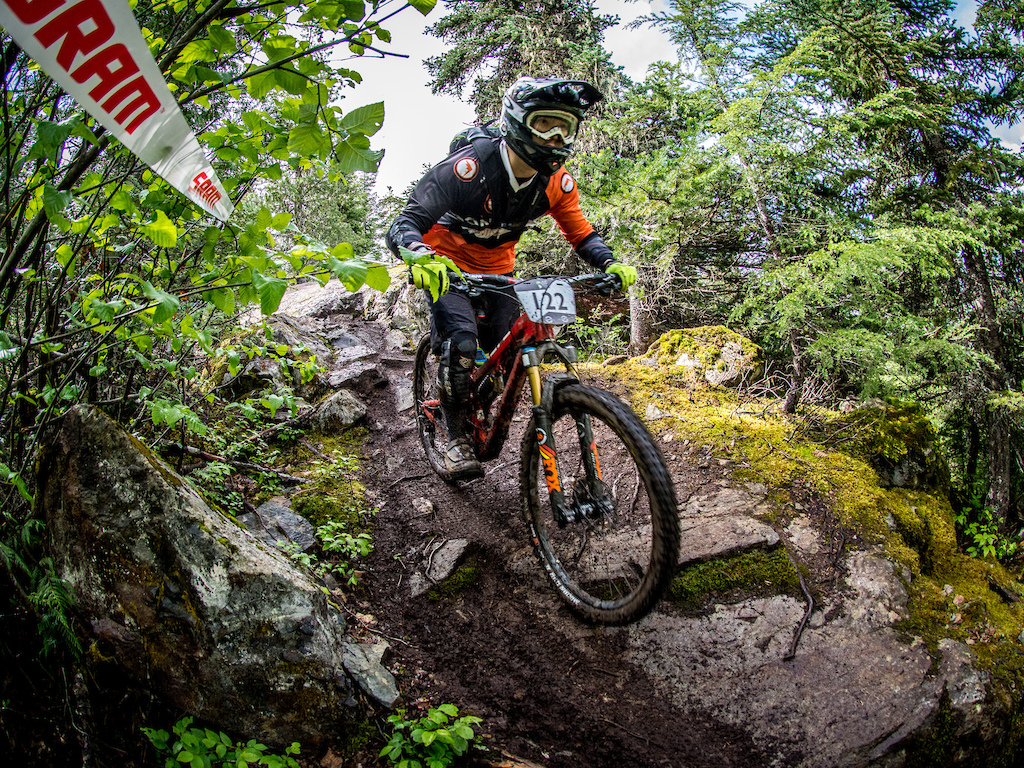 Wei Wen Tang races in the 2016 Whistler Spring Classic - Whistler, BC. Photo by Scott Robarts