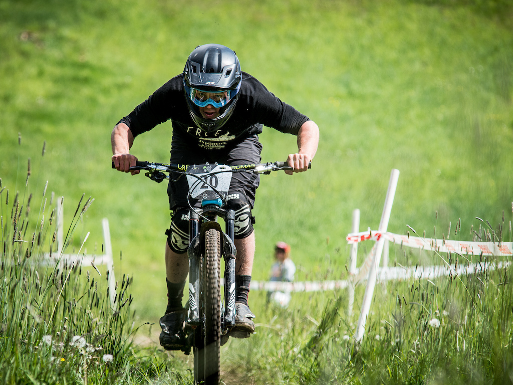 William Cadham races in the 2016 Whistler Spring Classic - Whistler, BC. Photo by Scott Robarts