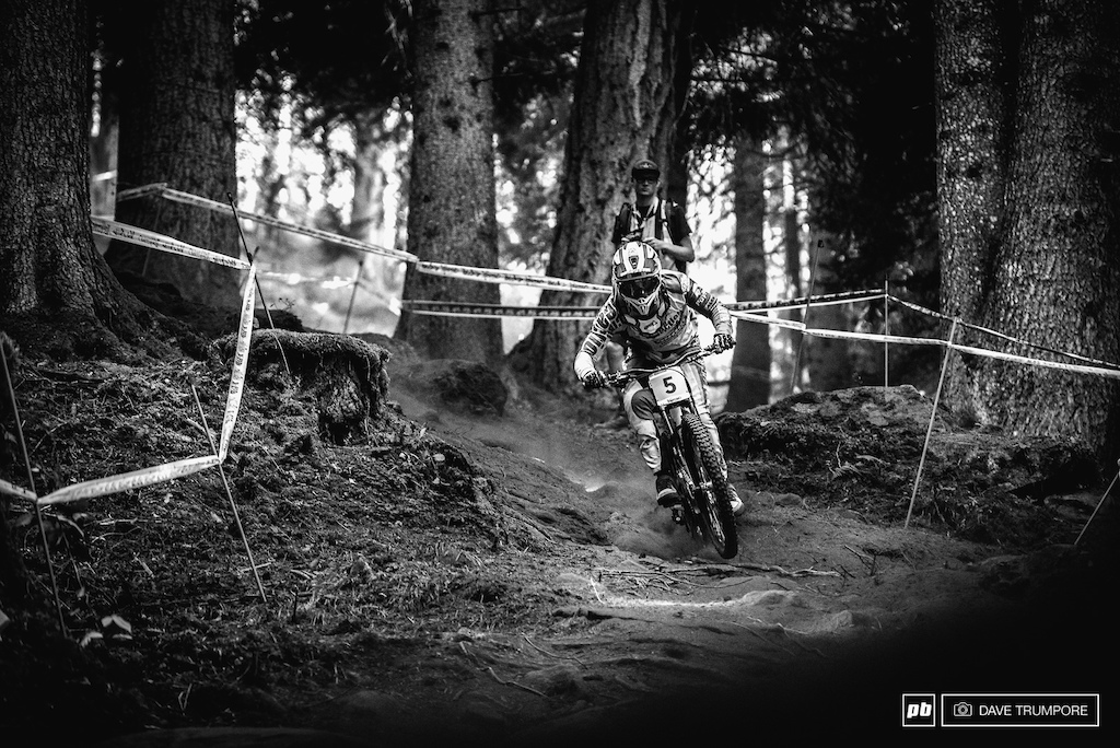 Elliot Heap so far looks to be the fastest junior on course in training.