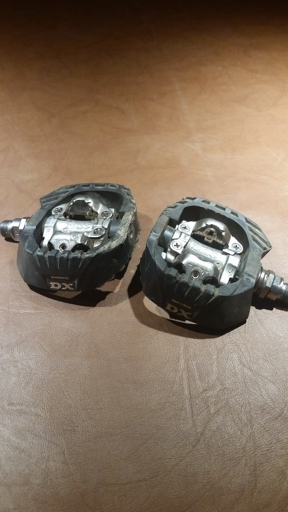 0 Shimano DX clip in pedals