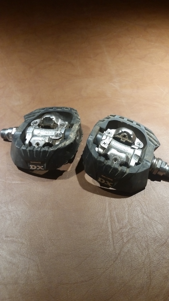 0 Shimano DX clip in pedals