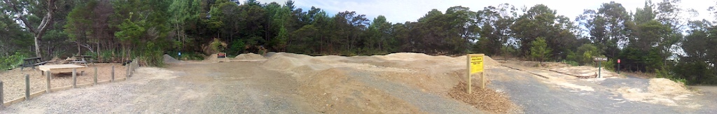 This is the start of out of our mountain bike park, showing the pump track, jump track &amp; kids loop.