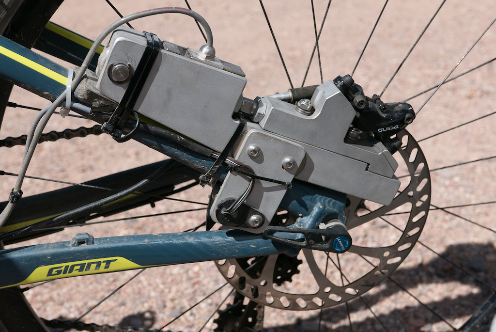 Mountain bike brake power meter