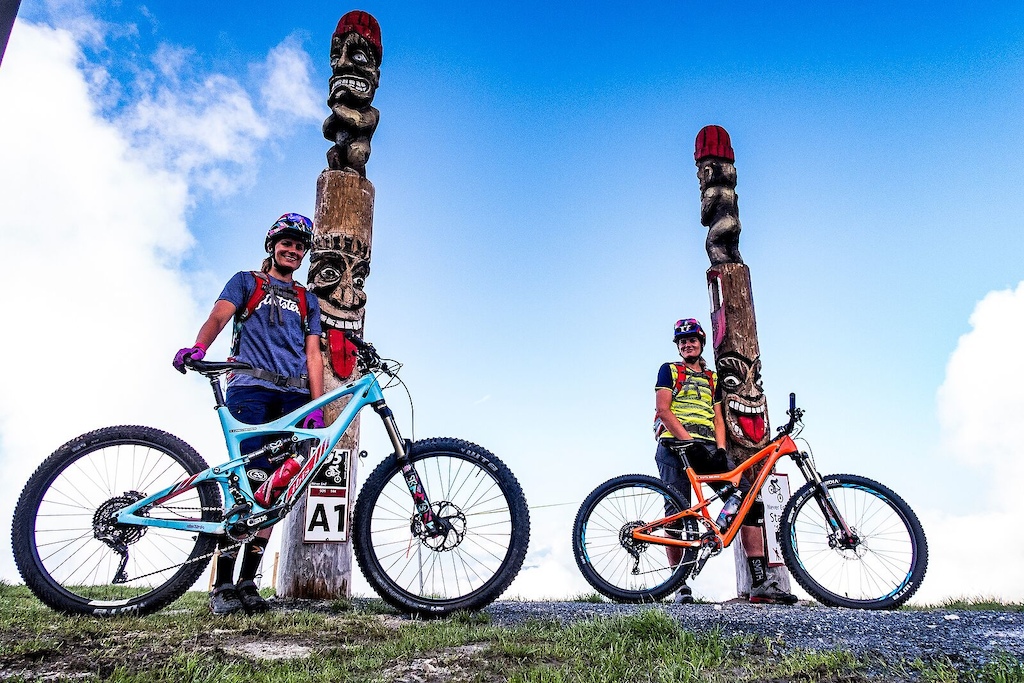 The Gehrig Twins shred the trails around Flims on their Ibis Ripley and Mojo HD3

Pic by Sven Martin
