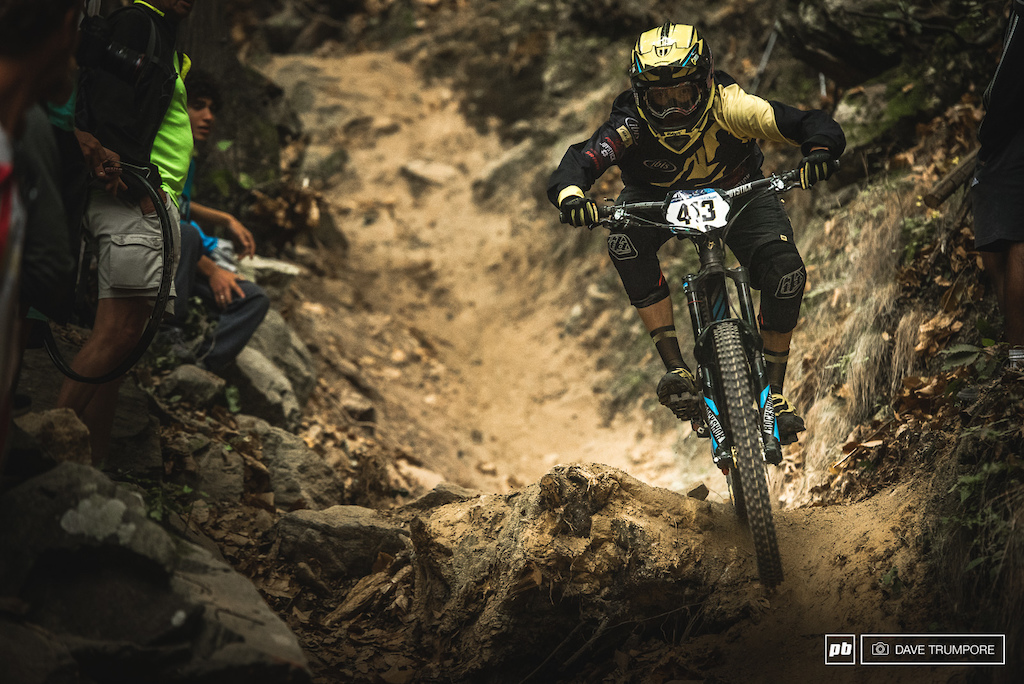 Anne Caroline Chausson is racing her final EWS race this weekend and is sitting in 3rd going into the final day.