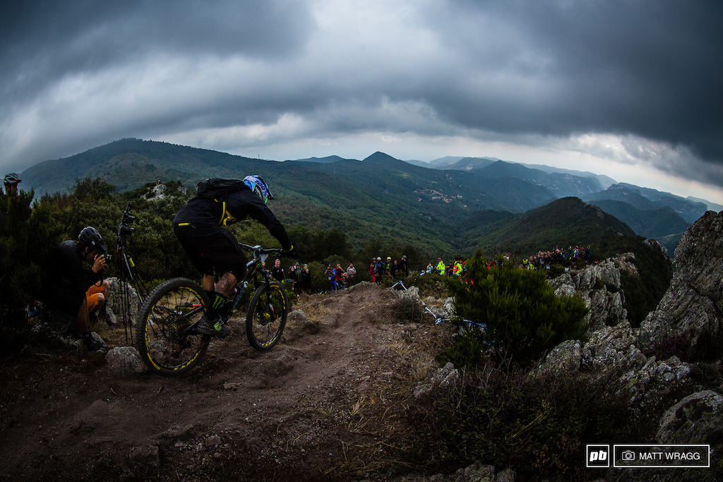 Sam Hill rode to tenth this weekend - keeping his 100% record for top tens at the EWS.