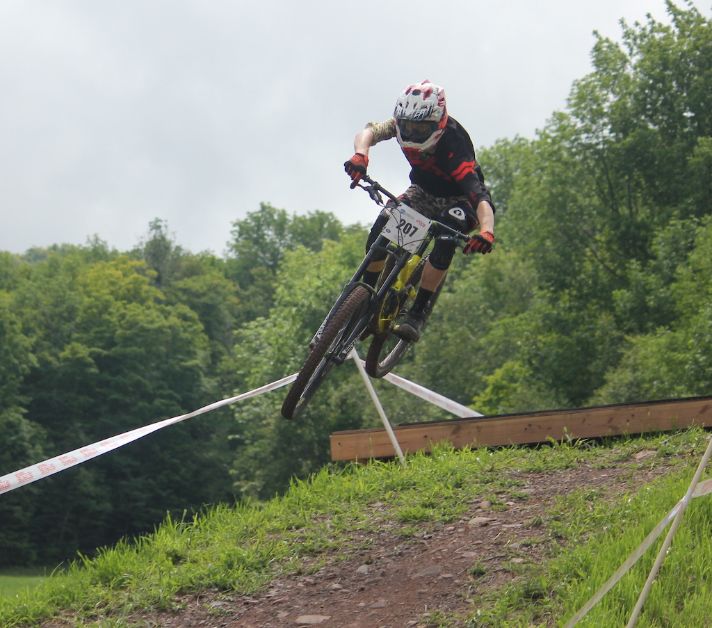 Close to the finish line of the Windham progrt on august 14, 2016