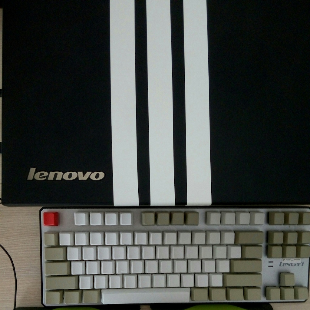 I have slaved my laptop.

I present to you, the slavtop 2000.
Lenovo SlavPad S430