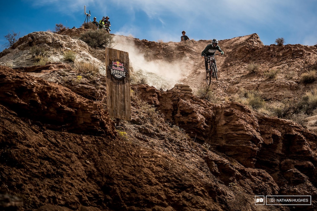 It doesn't look it, but this was perhaps one of the most technical gaps on the hill. Connor judged it almost perfectly in run 1, but apparently it still wouldn't be enough and he went down hard... yet again.
