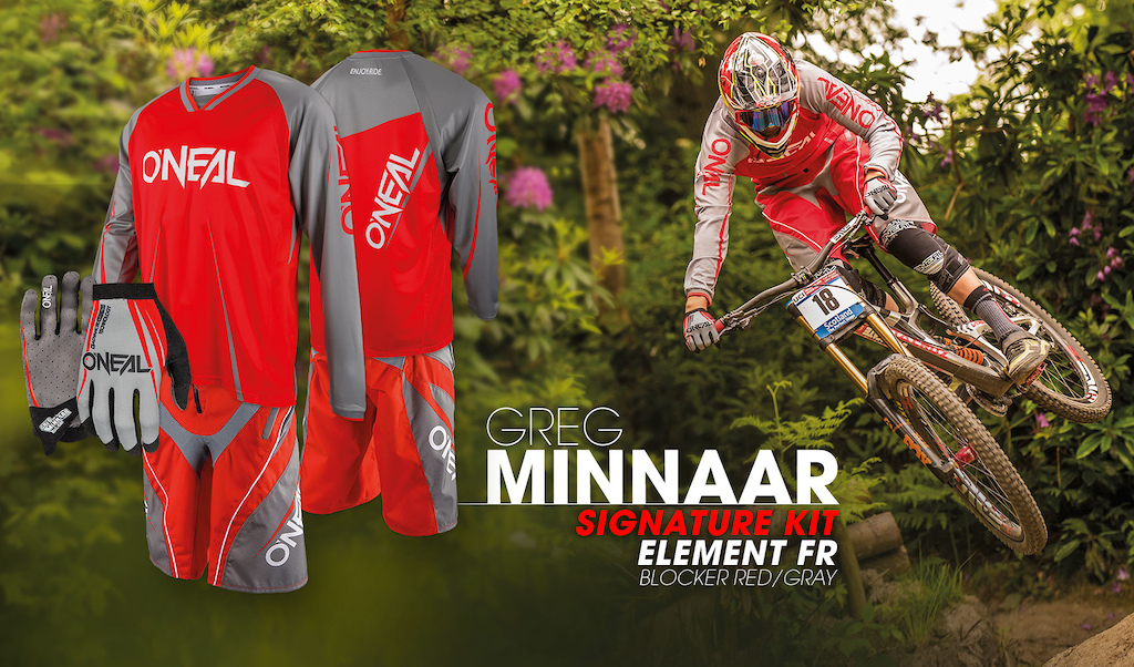 The O'Neal Element FR gear is improved from one season to the next, refined over the years with input from none other than Greg Minnaar, the racer with more World Cup wins and podiums than any other male rider, ever.