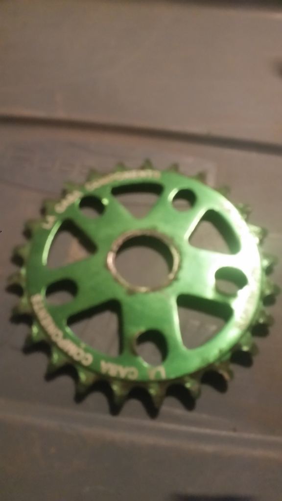 2012 Green LA CASA 25TT sprocket