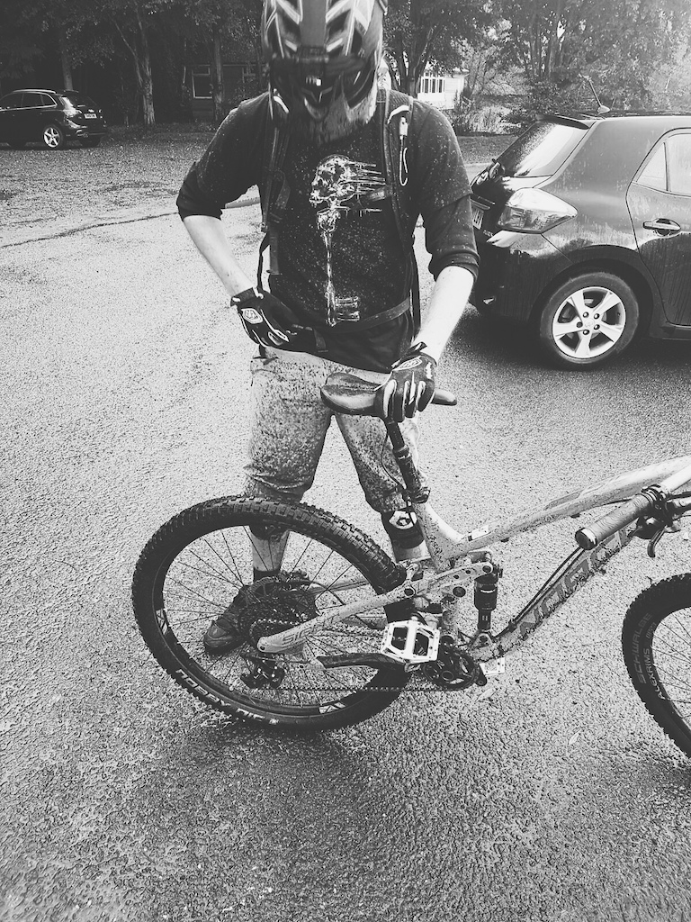4 night shifts followed by no sleep and he still smashes the hills up at hamsterley today :)