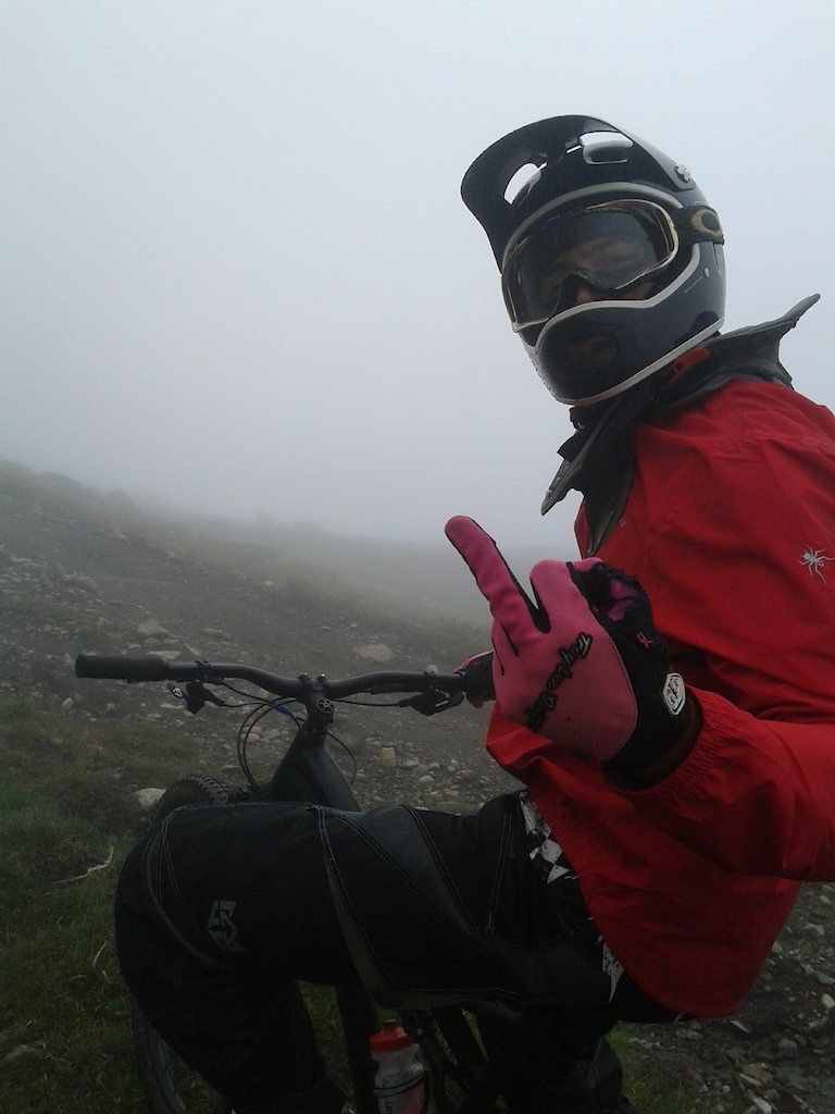 Cold as hell, misty as fuawk, moto driftin'