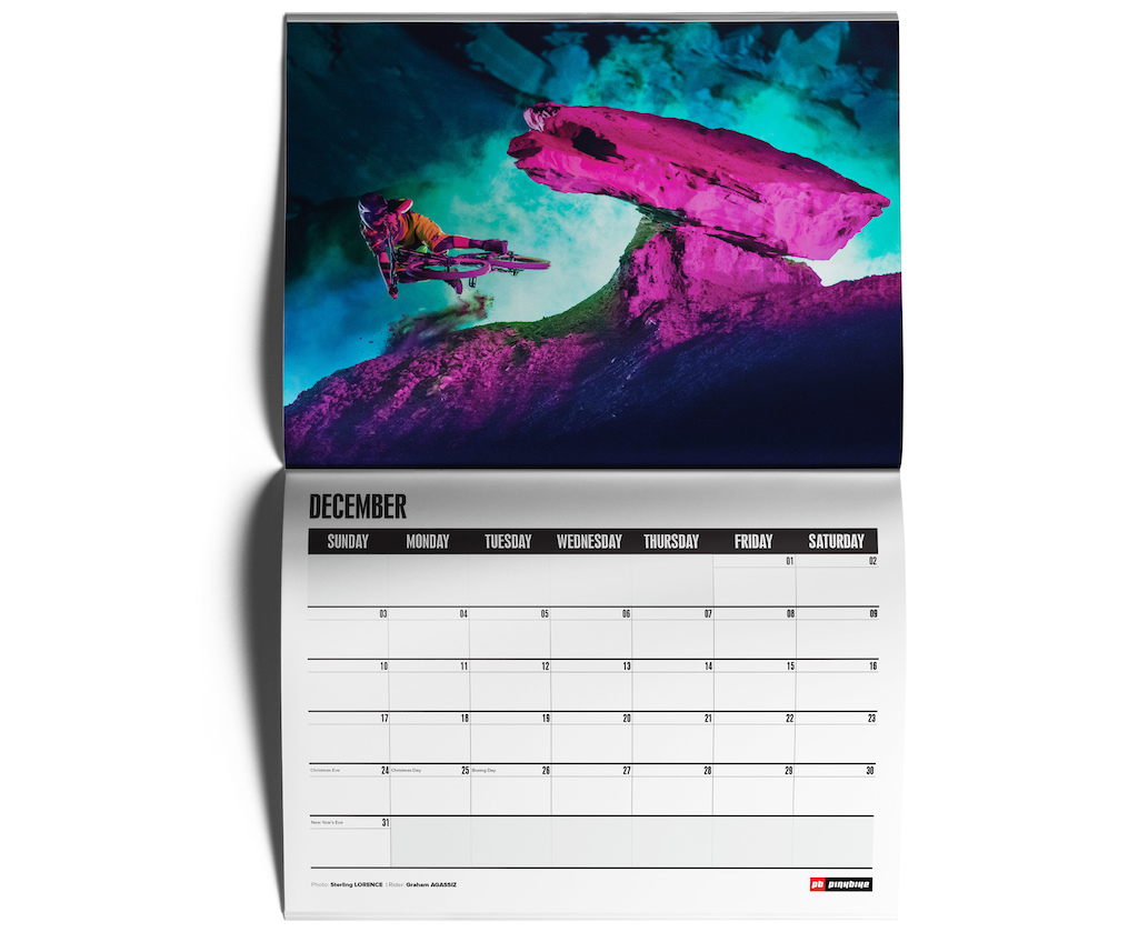 Samples of the 2017 Pinkbike Calendar