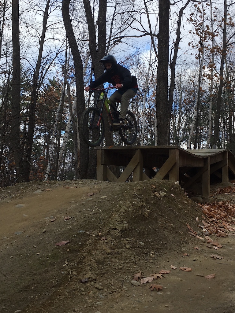 Chilly riding at Highland