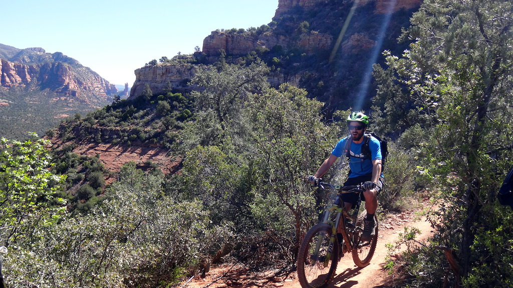 Showing the co-workers one of my favorite sedona trails