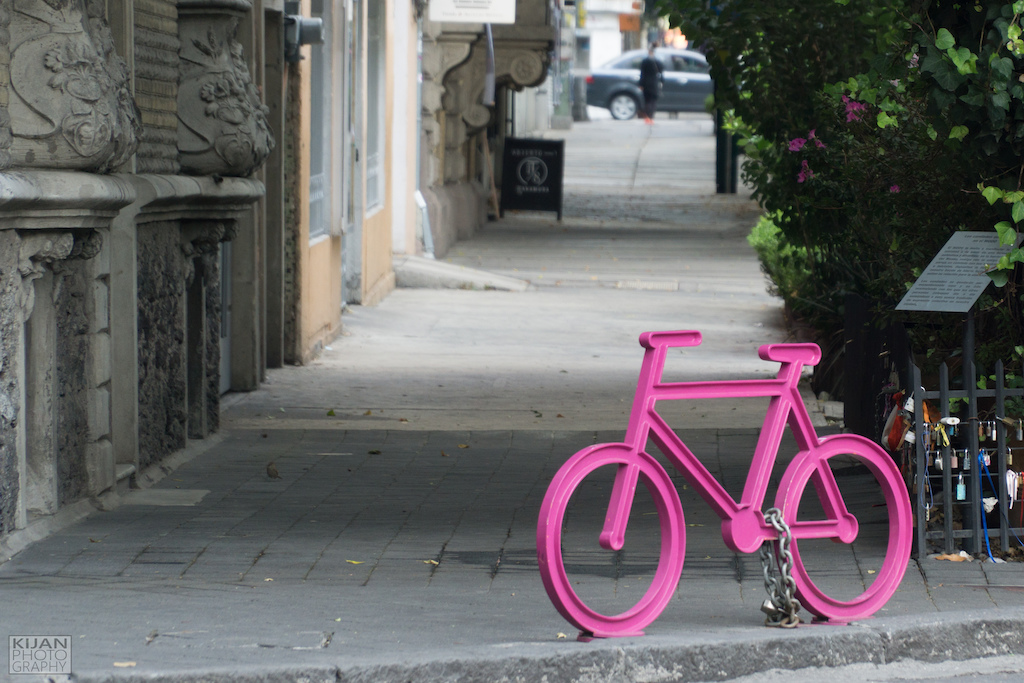 Just a pink bike!