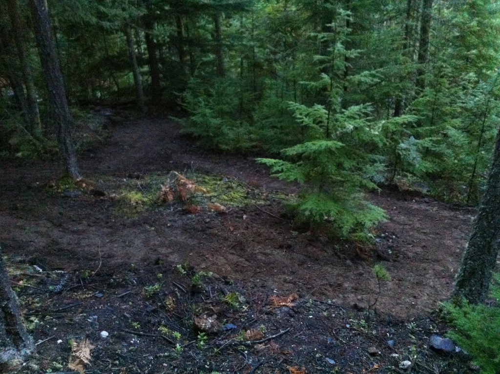 More trail work getting completed on the climbing trail at Box Lake
