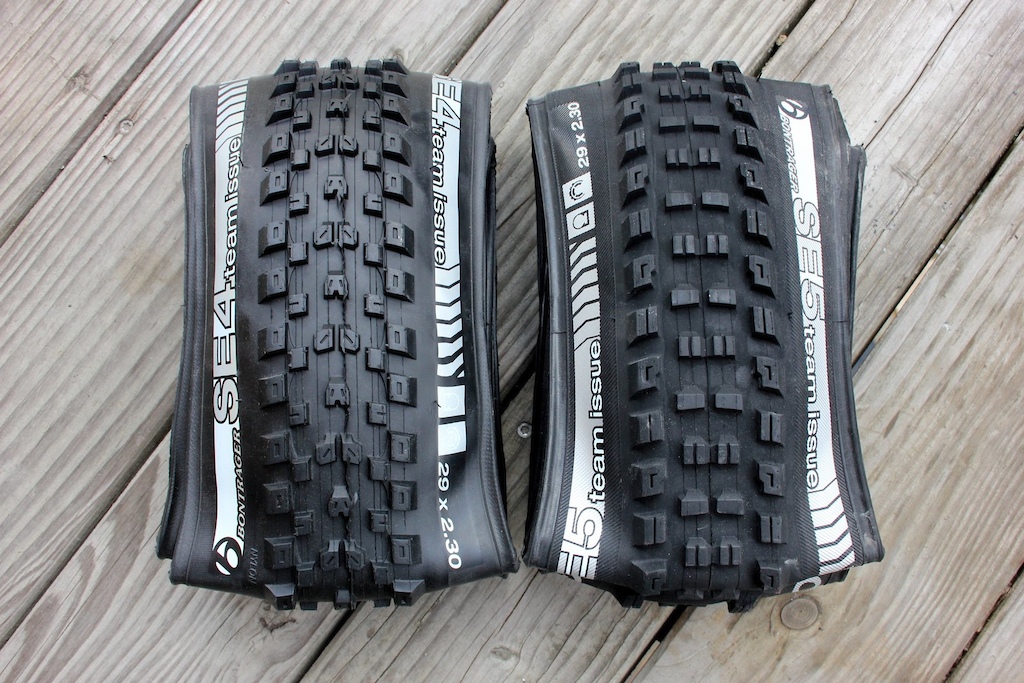Bontrager SE4 and SE5 tires