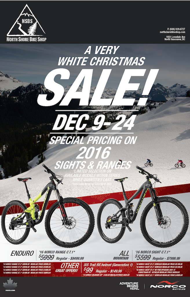 2016 Norco Range and Sight Christmas Clearout Sale