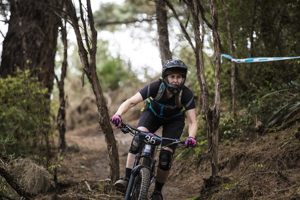After a weekend long battle Amanda Pearce had to settle for second to Renee Wilson at the Emerson's 3 Peaks Enduro mountain bike race held in terrain above Dunedin, New Zealand on December 03-04, 2016.