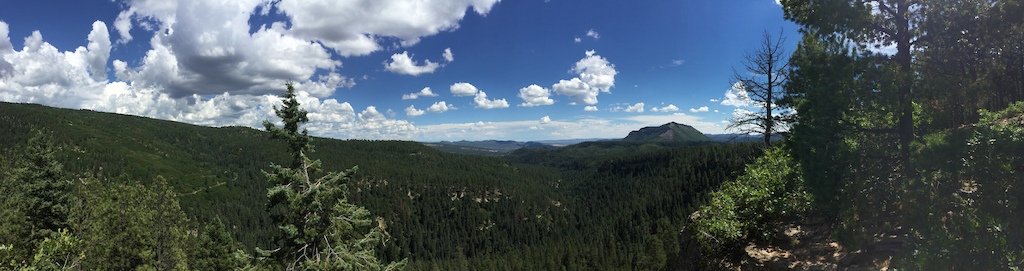 View From first climb of the Colorado Trail head in Durango