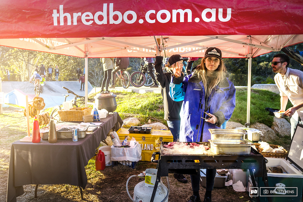 Wouldn't be an Aussie event without a Barbie