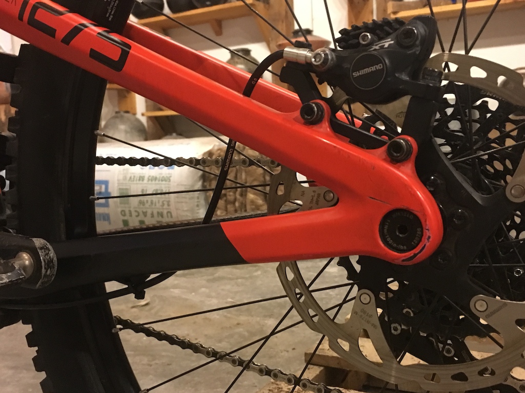 The only scratches on the frame.