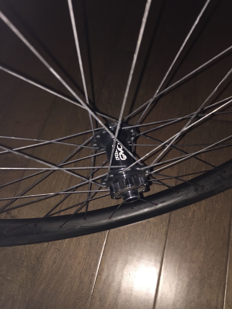 2015 50M Carbon rims with Hope pro 2 EVO hubs boost