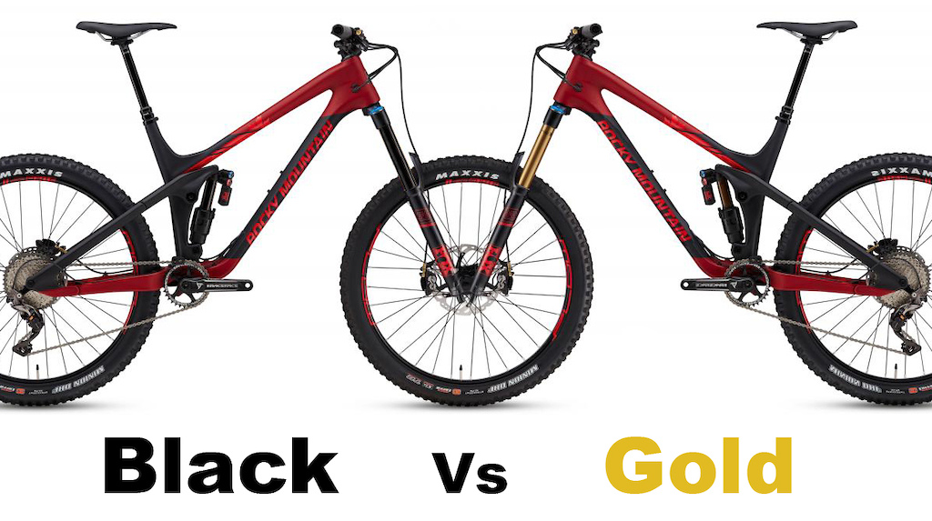 Fox Suspension: Which looks better? Black or Gold?