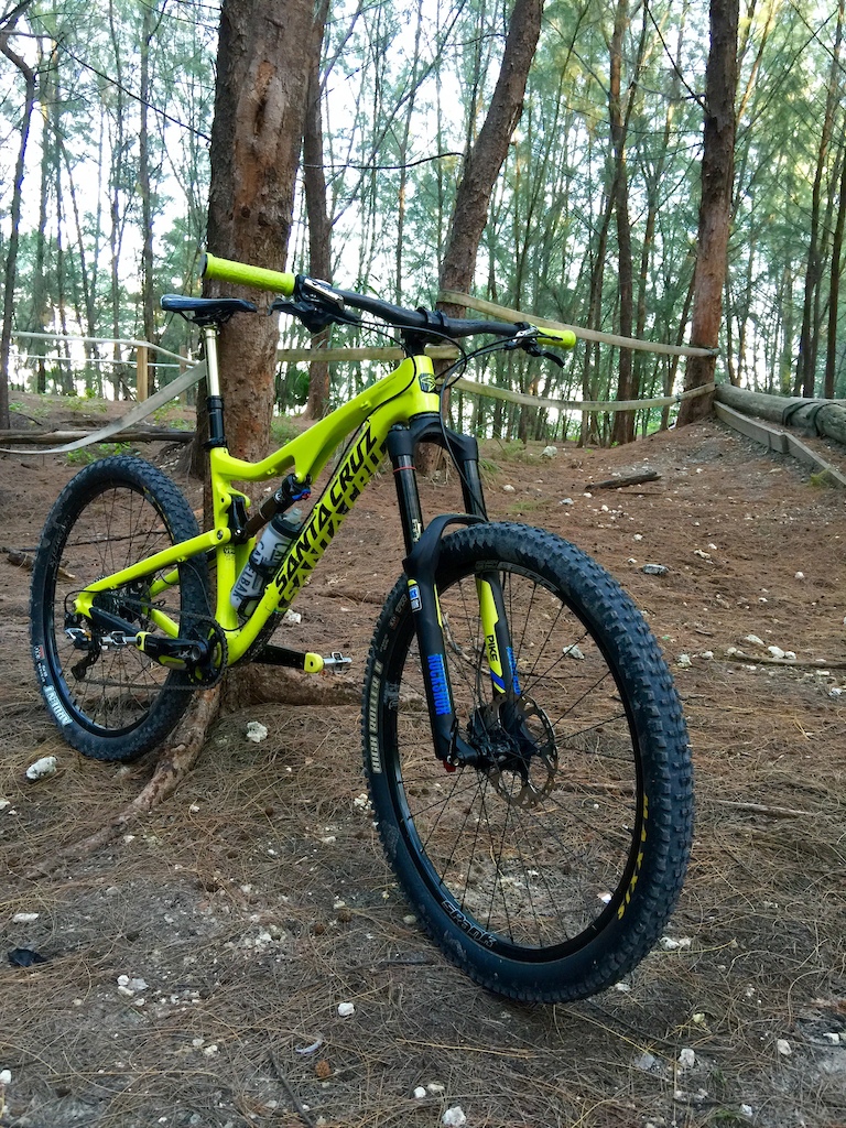2014 Santa Cruz Bronson C Tennis Yellow