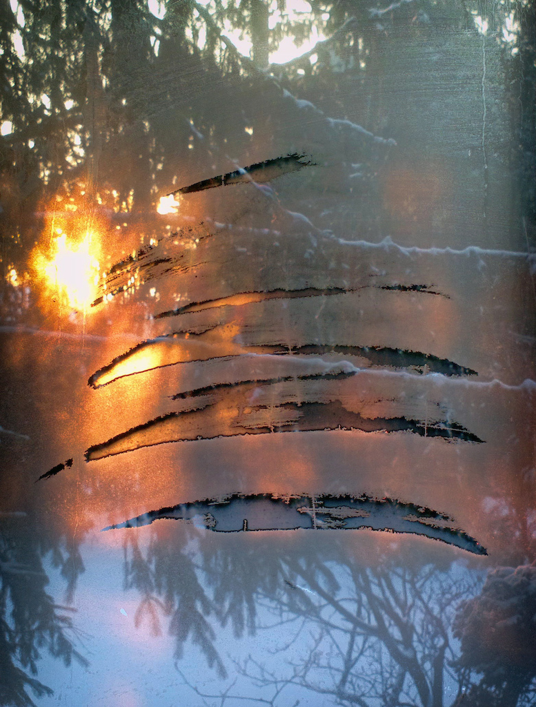 claws of cold on the window. Some icy spirit wanted in last night ...