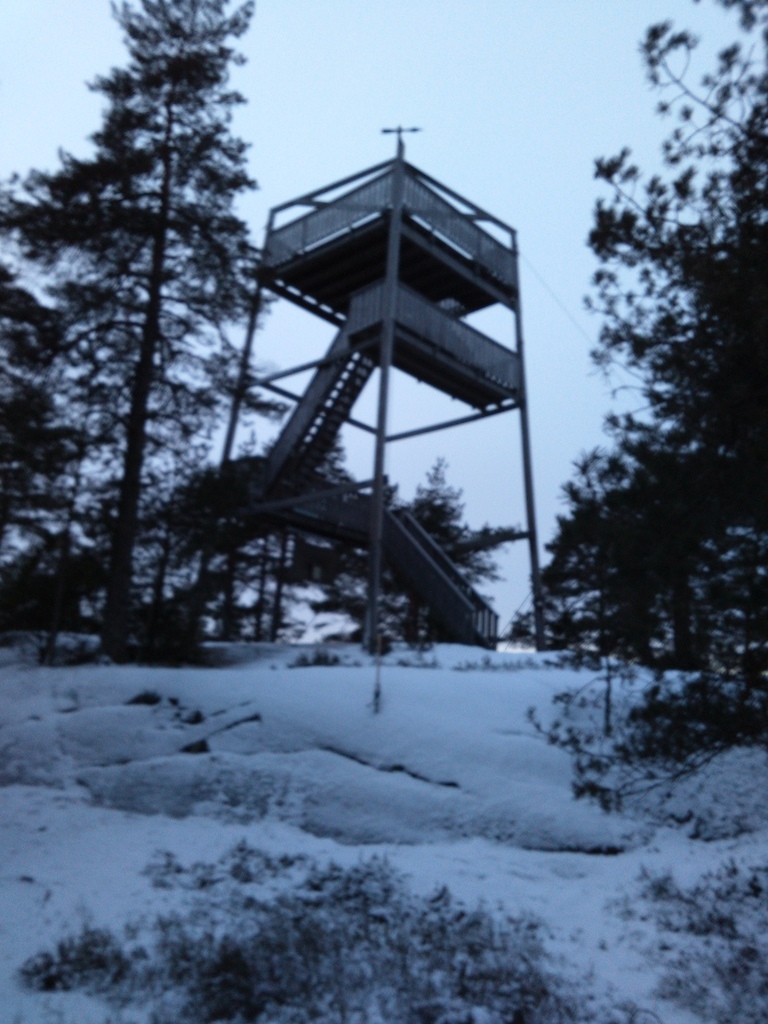 View tower, which is the highest point in Askim