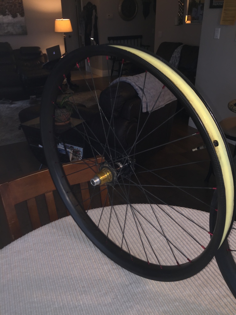 2015 50M Carbon rims with Hope pro 2 EVO hubs boost