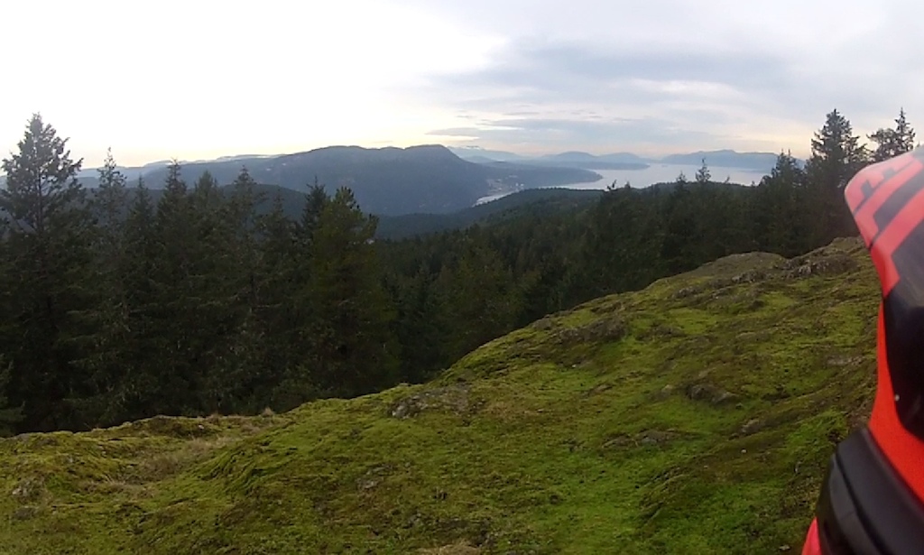 A view of Saanich Inlet from Mons high point.