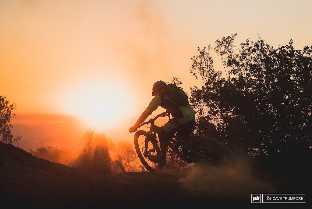 Jerome Clementz drifts into yet another epic Chilean sunset on the eve of his first big race in 2017.