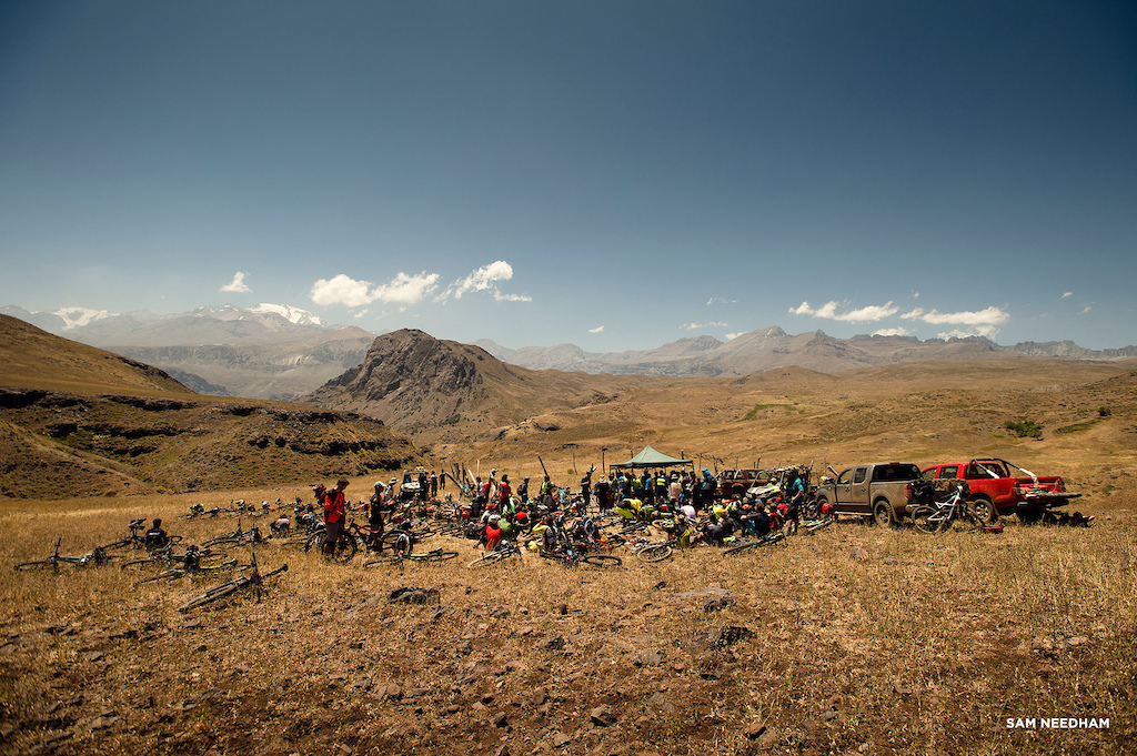 How about a catered lunch in the middle of nowhere and after a 2 hour pedal?