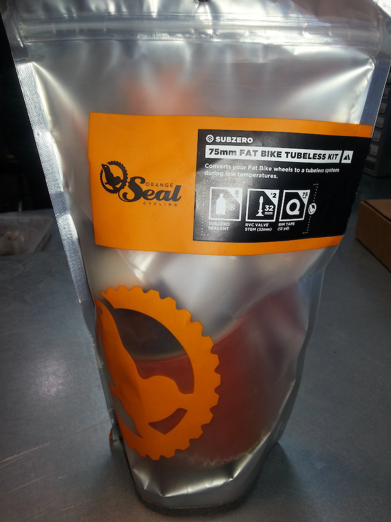 0 Orange Seal Subzero Tubeless Kit 75mm tape