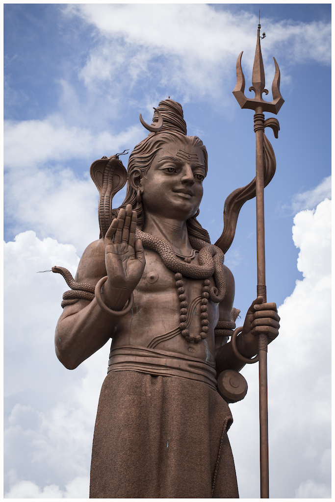 Mauritius, Grand Bassin, Shiva statue 33 mtrs - feb 2017