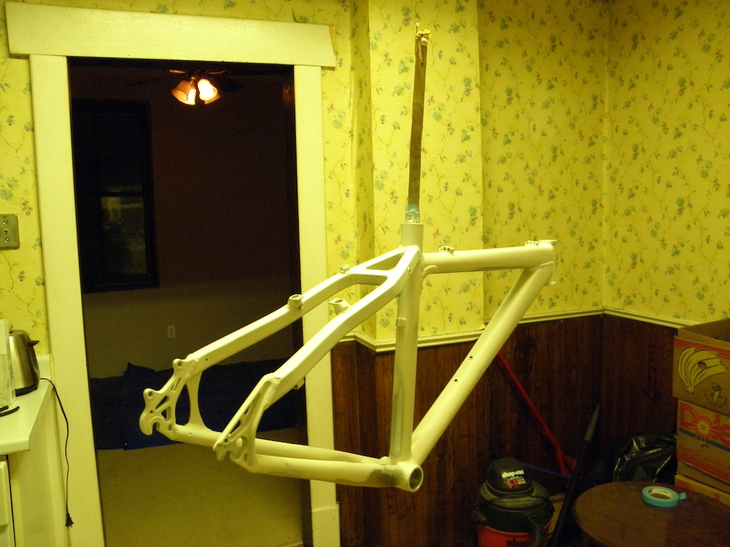 After blocking primer...

(Kitchen about to be demo'd... so, SPRAY BOOTH! :D)