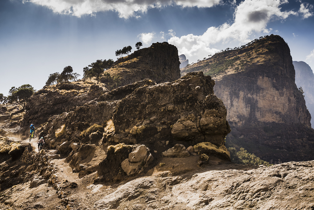 Part of our 9 day traverse of the Simien mountains 2015