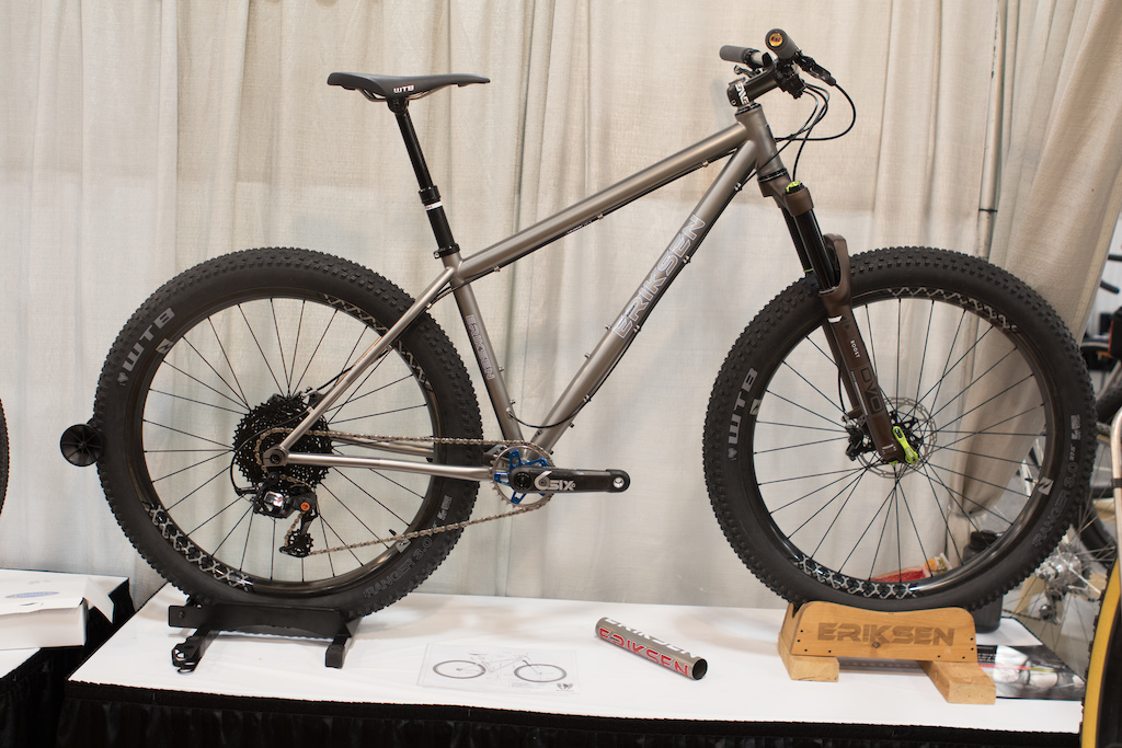Eriksen bikes were strait up beautiful. The welds were so clean. I wouldn t mind taking this bike home.