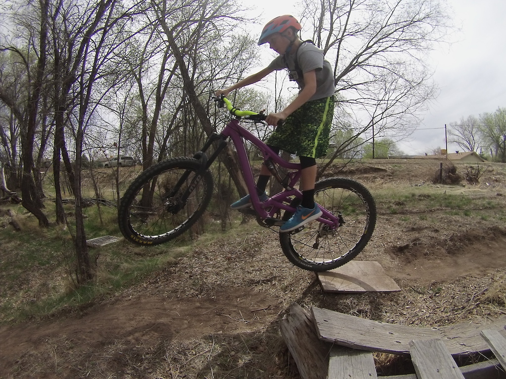 Me hitting a jump