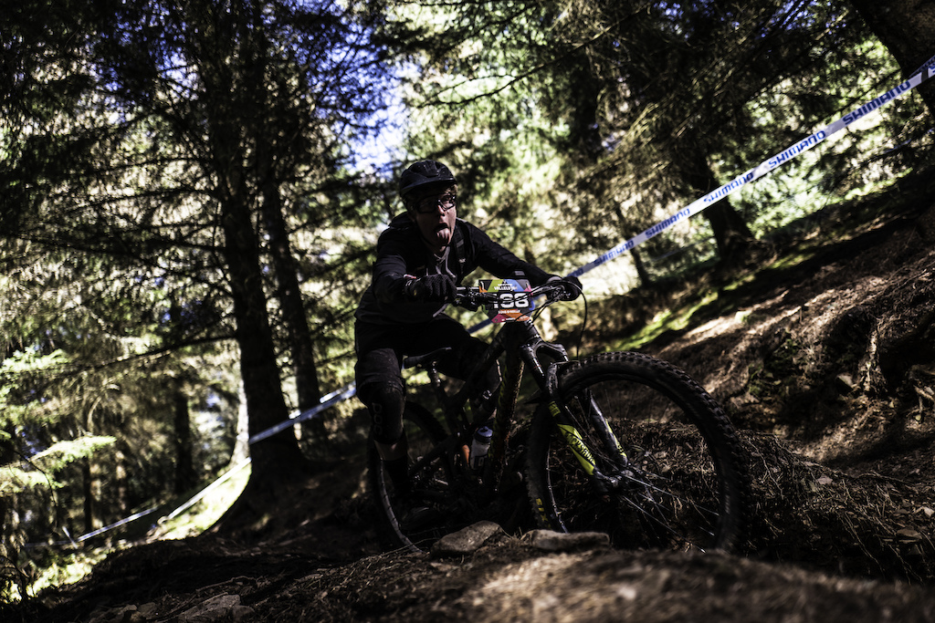 Glentress, Peebles, Scotland, UK. 25/26th March 2017. 500 mountain bikers descended into the Tweed Valley and it's iconic Glentress trails near Peebles to compete in the Tweedlove enduro event Vallelujah.