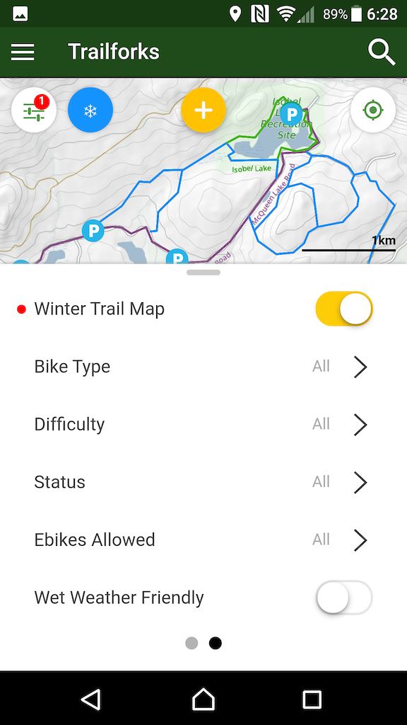 winter trail map